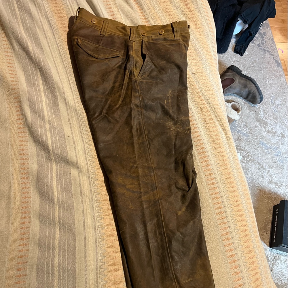 Single Tin cloth pants